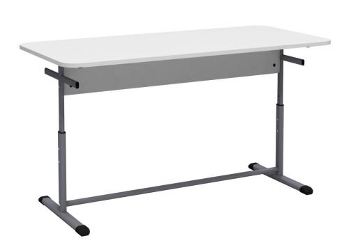 Стіл 6-місний для шкільної їдальні, стільниця покрита пластиком HPL, ростові групи №4-6 БРІК